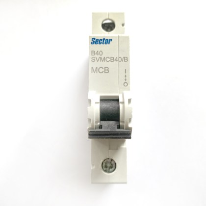 Sector SVMCB40/B New Style B40 40A 40 Amp MCB Circuit Breaker Type B